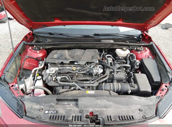 4T1DAACK4SU042163 2025 TOYOTA CAMRY Red Vista trasera