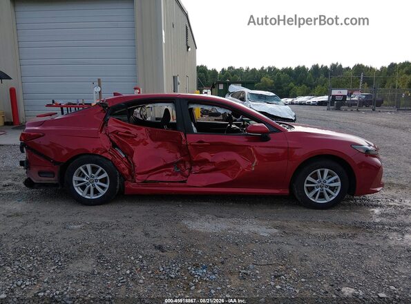4T1DAACK4SU042163 2025 TOYOTA CAMRY Red Vista del cuadro de instrumentos