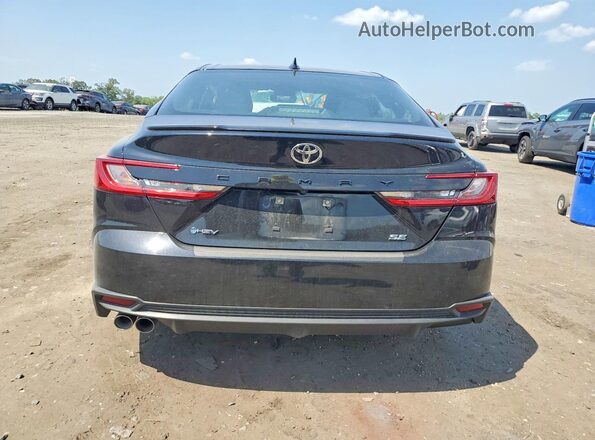 4T1DAACK4SU121624 2025 TOYOTA CAMRY Черный Вид сзади