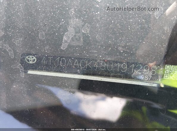 4T1DAACK4SU191298 2025 TOYOTA CAMRY Серый Вид подкапотного пространства