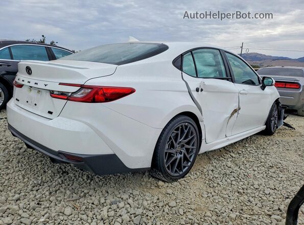 4T1DAACK4SU553470 2025 TOYOTA CAMRY White უკანა მარჯვენა