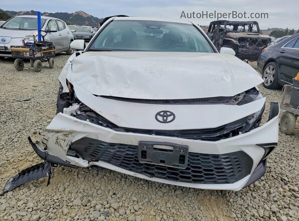 4T1DAACK4SU553470 2025 TOYOTA CAMRY White წინა ხედი