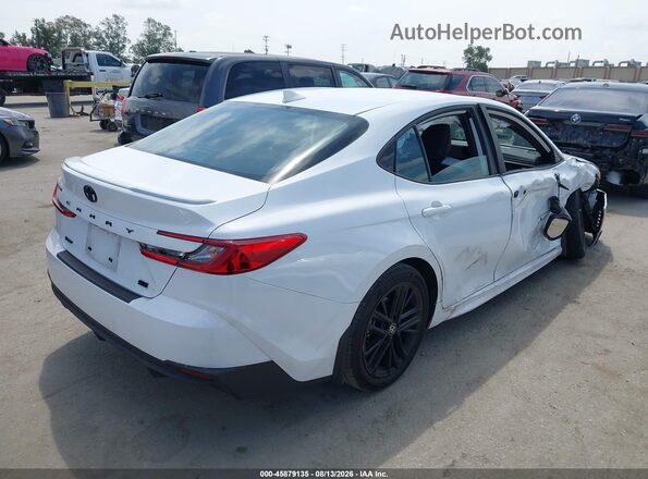 4T1DAACK4SU569880 2025 TOYOTA CAMRY White უკანა მარჯვენა