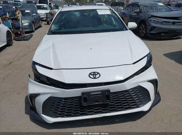 4T1DAACK4SU569880 2025 TOYOTA CAMRY White ხელსაწყოთა პანელის ხედი