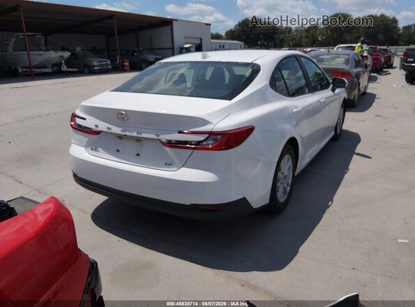 4T1DAACK4SU589739 2025 TOYOTA CAMRY White Rear right