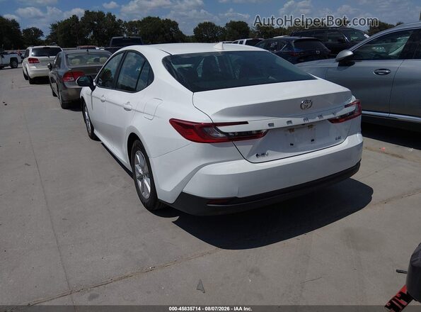 4T1DAACK4SU589739 2025 TOYOTA CAMRY White Rear left