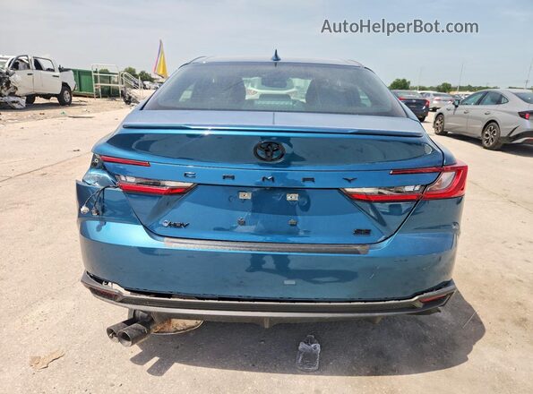 4T1DAACK4SU610606 2025 TOYOTA CAMRY Turquoise Вид ззаду