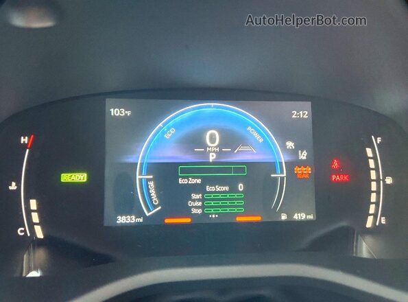 4T1DAACK4TU232322 2026 TOYOTA CAMRY Blue ხელსაწყოთა პანელის ხედი