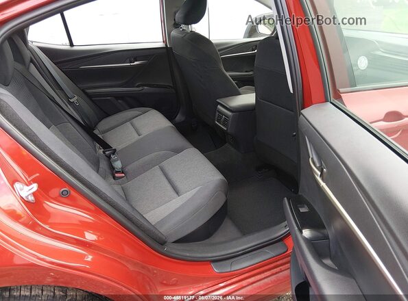 4T1DAACK4TU259567 2026 TOYOTA CAMRY Red Vista de la etiqueta del VIN