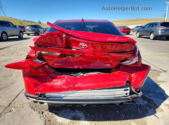4T1DAACK5SU001119 2025 TOYOTA CAMRY Red Widok z tyłu