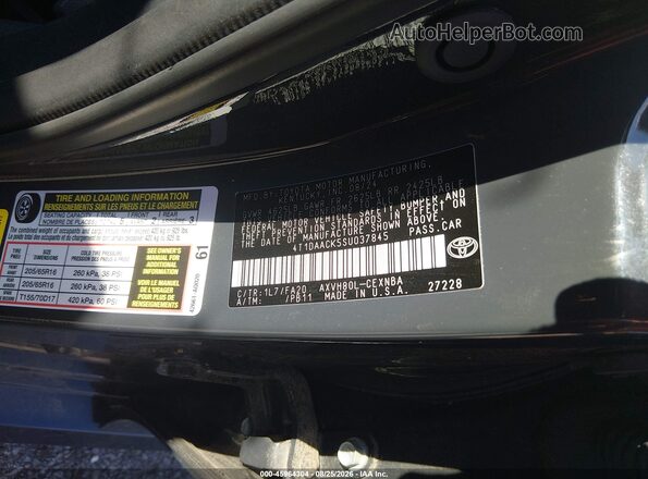 4T1DAACK5SU037845 2025 TOYOTA CAMRY Gray ძრავის განყოფილების ხედი