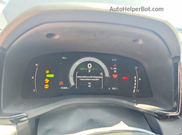 4T1DAACK5SU038607 2025 TOYOTA CAMRY Black Instrument cluster view