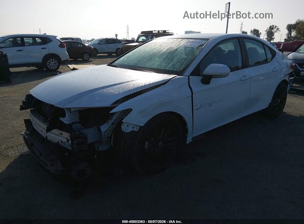 4T1DAACK5SU038672 2025 TOYOTA CAMRY White Передня ліва чверть