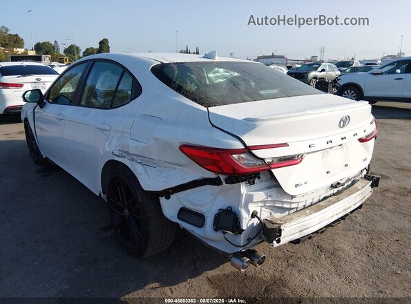 4T1DAACK5SU038672 2025 TOYOTA CAMRY White Задня ліва чверть