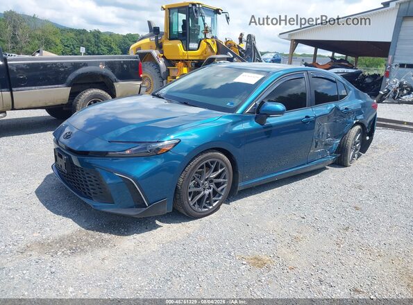 4T1DAACK5SU120546 2025 TOYOTA CAMRY Blue Vista tres cuartos delantera izquierda