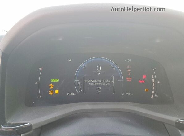 4T1DAACK5SU188622 2025 TOYOTA CAMRY White Instrument cluster view