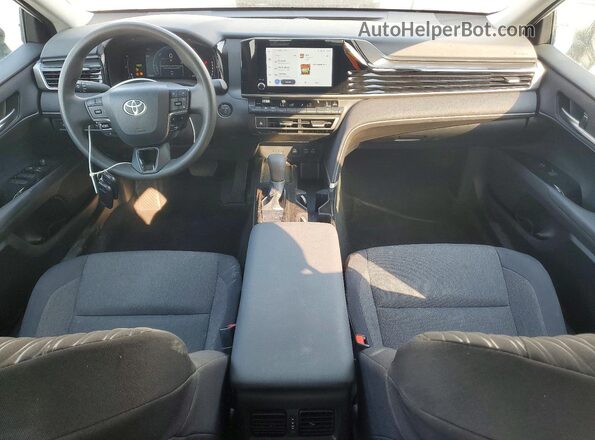 4T1DAACK5SU188622 2025 TOYOTA CAMRY White Dashboard view