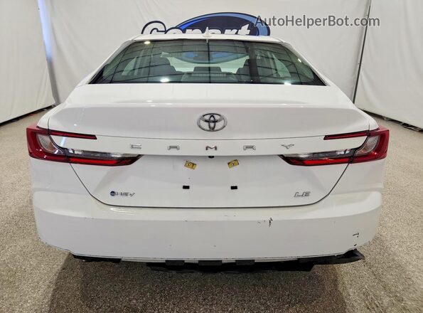 4T1DAACK5SU595484 2025 TOYOTA CAMRY Белый Вид сзади