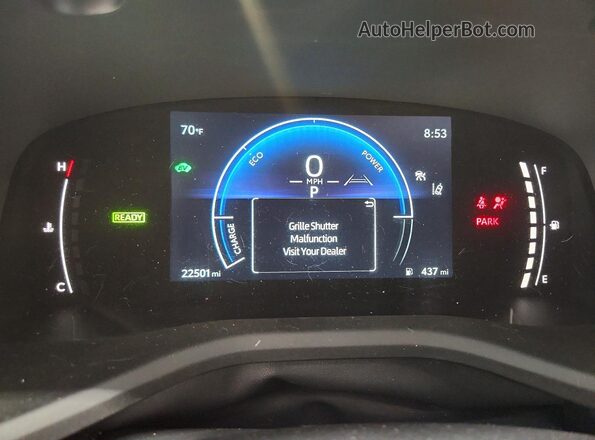 4T1DAACK5SU595484 2025 TOYOTA CAMRY Белый Вид щитка приборов