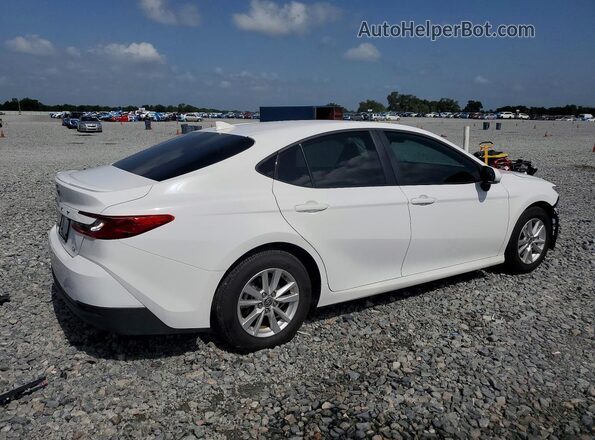 4T1DAACK5SU624823 2025 TOYOTA CAMRY Белый Задняя правая четверть