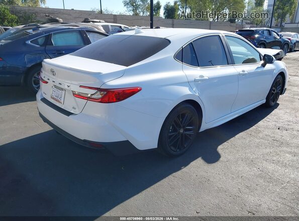 4T1DAACK5SU642223 2025 TOYOTA CAMRY White Հետևի աջ