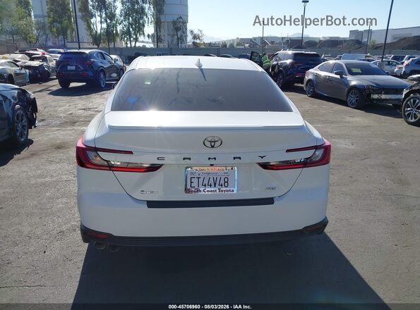 4T1DAACK5SU642223 2025 TOYOTA CAMRY White 