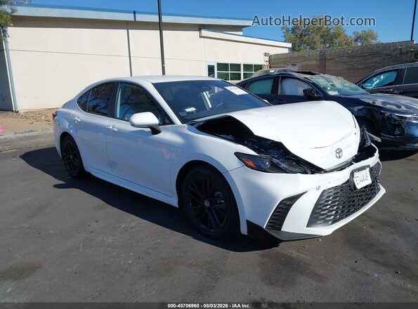 4T1DAACK5SU642223 2025 TOYOTA CAMRY White Սալոնի հետևի տեսք