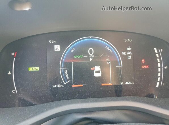 4T1DAACK5SU644490 2025 TOYOTA CAMRY White Instrument cluster view