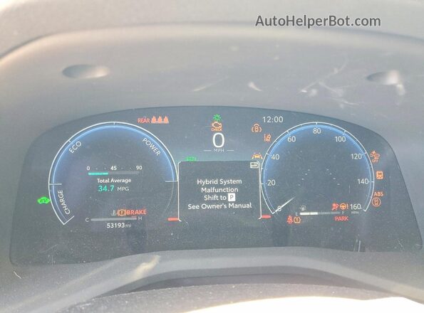 4T1DAACK6SU053794 2025 TOYOTA CAMRY White Instrument cluster view