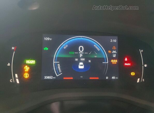 4T1DAACK6SU082910 2025 TOYOTA CAMRY Blue Вид щитка приладів