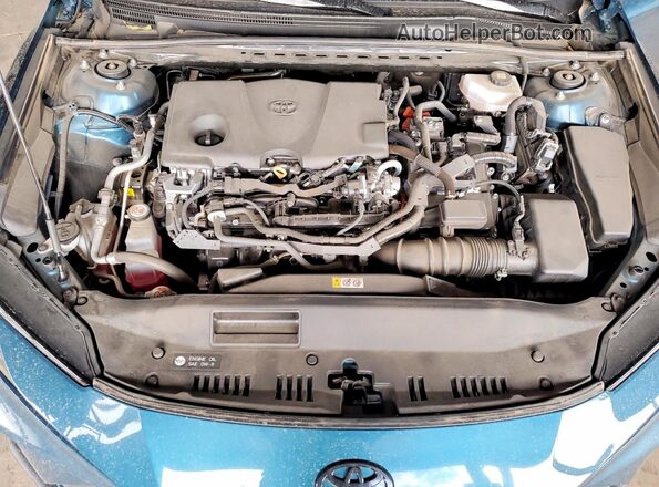 4T1DAACK6SU082910 2025 TOYOTA CAMRY Blue Вид задньої частини салону