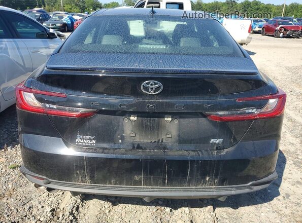 4T1DAACK6SU096970 2025 TOYOTA CAMRY Black Հետևի տեսք