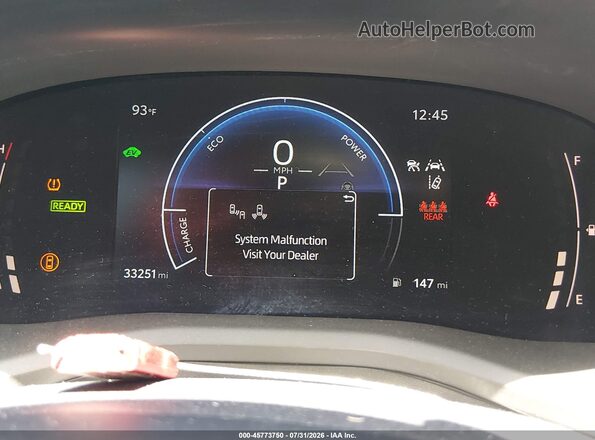 4T1DAACK6SU122547 2025 TOYOTA CAMRY White Widok tylnych siedzeń