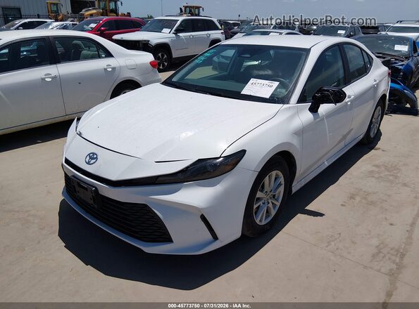 4T1DAACK6SU122547 2025 TOYOTA CAMRY White Przód lewy
