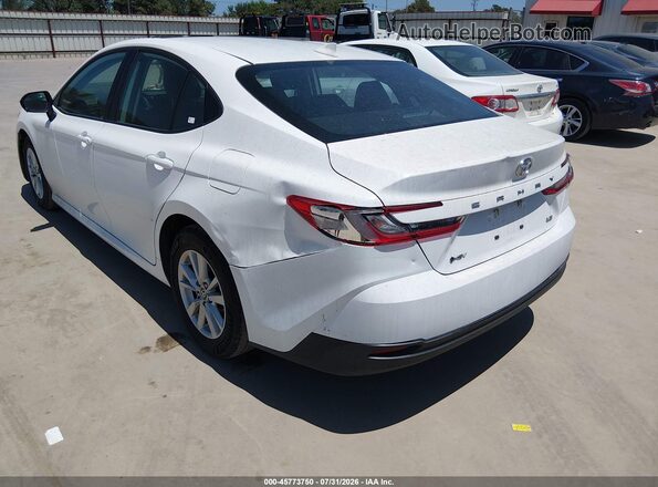 4T1DAACK6SU122547 2025 TOYOTA CAMRY White Tył lewy