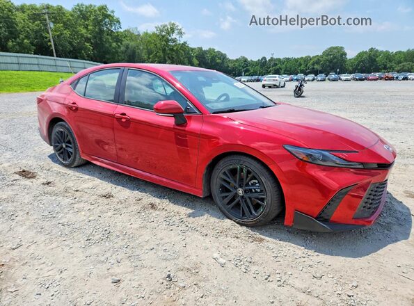 4T1DAACK6SU165950 2025 TOYOTA CAMRY Red წინა მარჯვენა