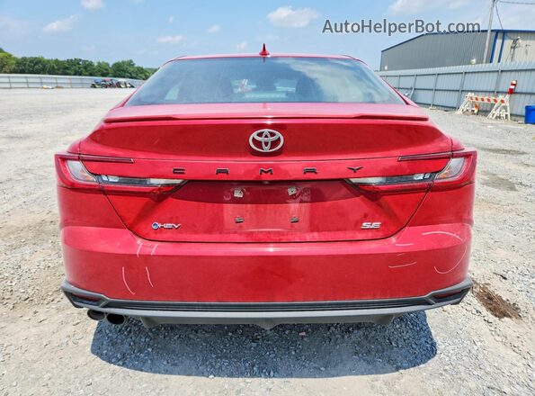 4T1DAACK6SU165950 2025 TOYOTA CAMRY Red უკანა ხედი