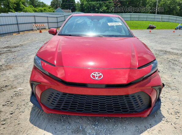 4T1DAACK6SU165950 2025 TOYOTA CAMRY Red წინა ხედი