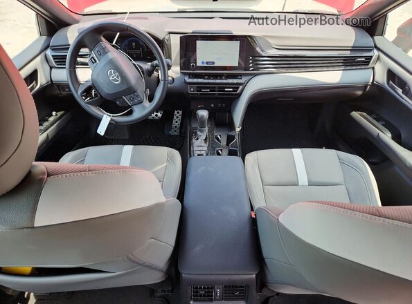 4T1DAACK6SU165950 2025 TOYOTA CAMRY Red წინა პანელის ხედი