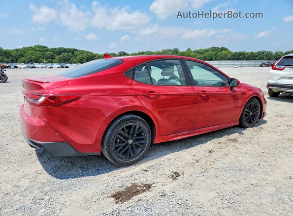 4T1DAACK6SU165950 2025 TOYOTA CAMRY Red უკანა მარჯვენა