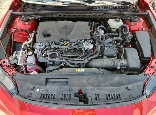 4T1DAACK6SU165950 2025 TOYOTA CAMRY Red უკანა სალონის ხედი