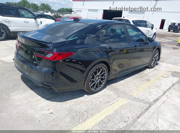4T1DAACK6SU168976 2025 TOYOTA CAMRY Black უკანა მარჯვენა
