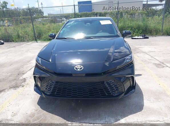 4T1DAACK6SU168976 2025 TOYOTA CAMRY Black ხელსაწყოთა პანელის ხედი