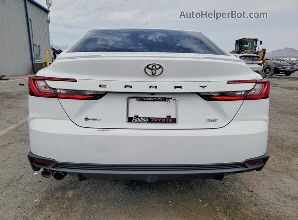 4T1DAACK6SU602653 2025 TOYOTA CAMRY White Vista trasera