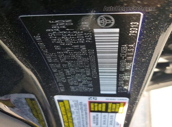 4T1DAACK6SU605102 2025 TOYOTA CAMRY Black Вид підкапотного простору