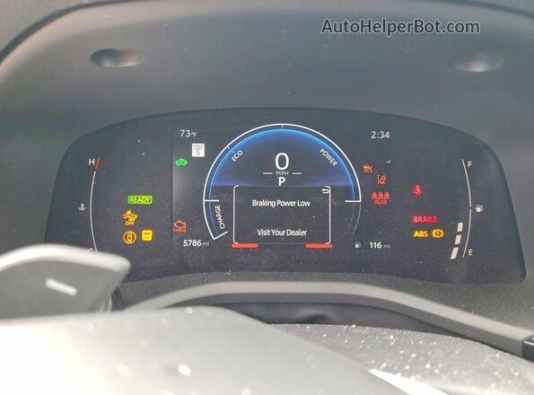 4T1DAACK6TU671232 2026 TOYOTA CAMRY Blue Instrument cluster view