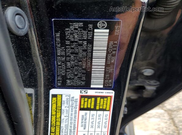 4T1DAACK7SU016950 2025 TOYOTA CAMRY Black Շարժիչի բաժամունքի տեսք
