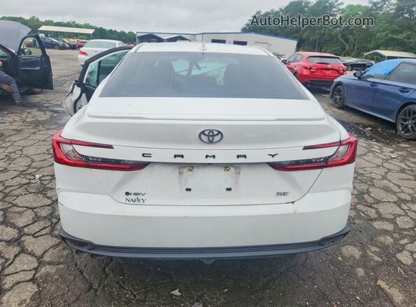 4T1DAACK7SU035871 2025 TOYOTA CAMRY White Rear view