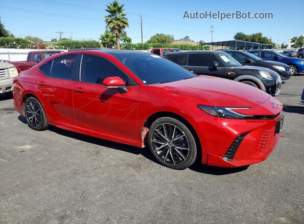 4T1DAACK7SU124615 2025 TOYOTA CAMRY Red წინა მარჯვენა