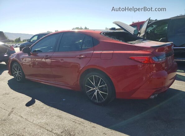 4T1DAACK7SU124615 2025 TOYOTA CAMRY Red უკანა მარცხენა